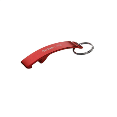 Logo trade corporate gifts picture of: Alu Opener keyring