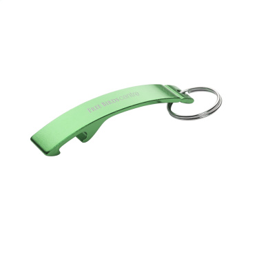 Logo trade promotional merchandise picture of: Alu Opener keyring