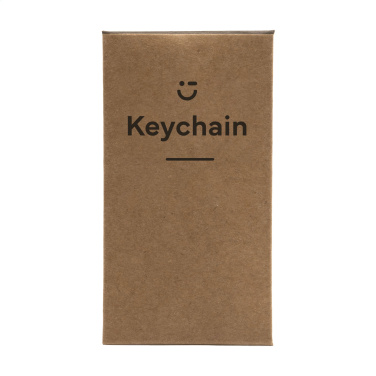 Logo trade corporate gift photo of: LeatherKey keyring