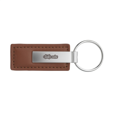 Logotrade promotional merchandise picture of: LeatherKey keyring