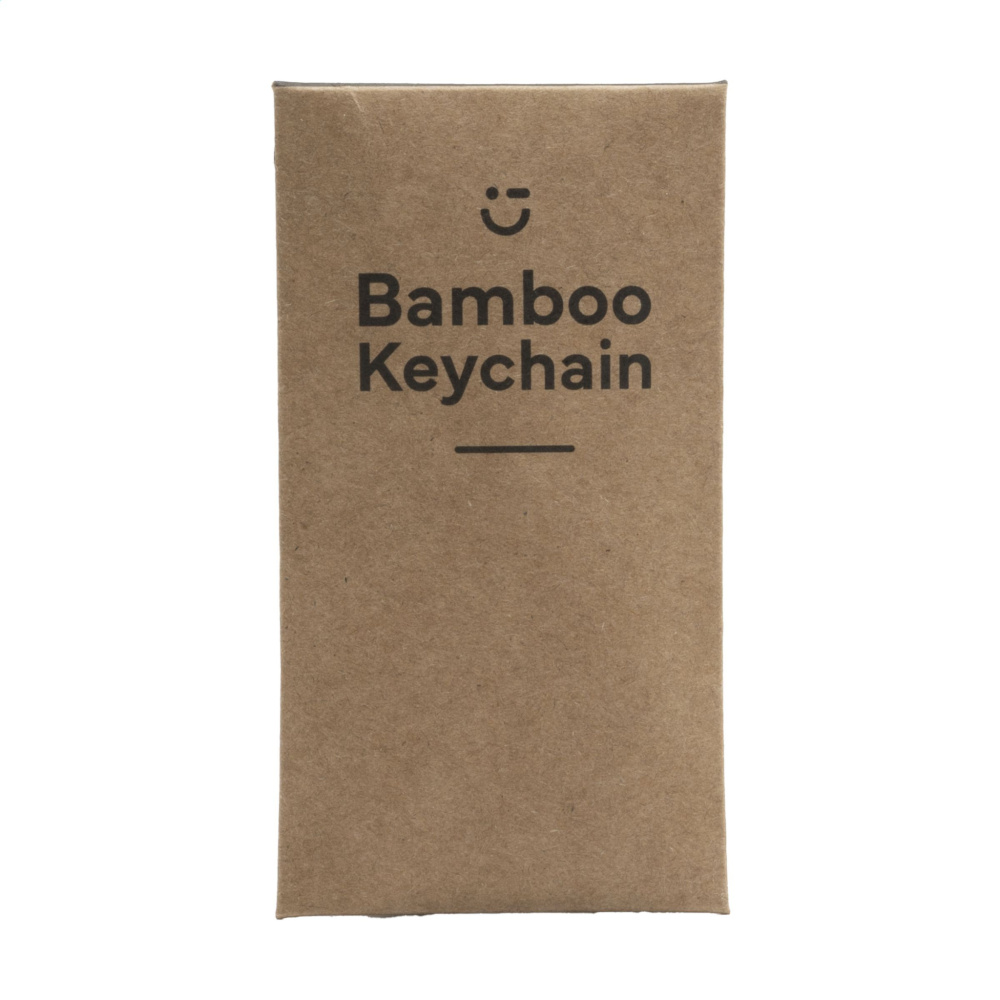 Logo trade promotional giveaways picture of: WoodKey Circle keychain