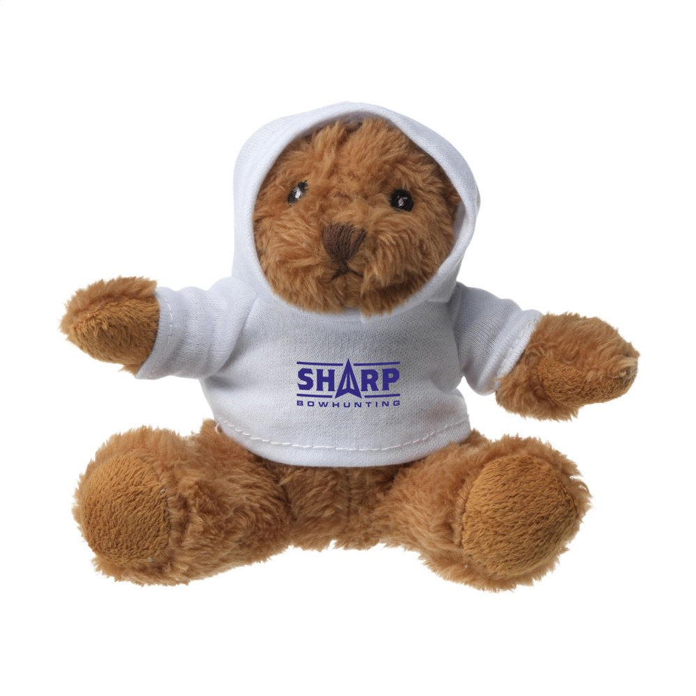 Logotrade promotional items photo of: HoodedBear bear cuddle toy