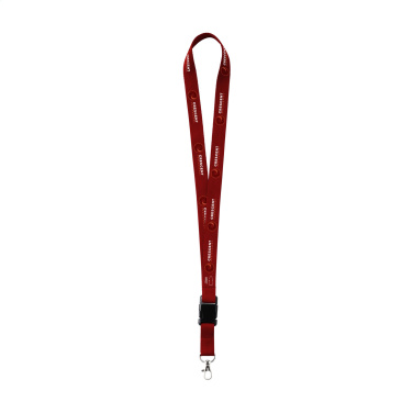 Logotrade promotional merchandise picture of: Lanyard Sublimation Buckle RPET 2 cm keycord