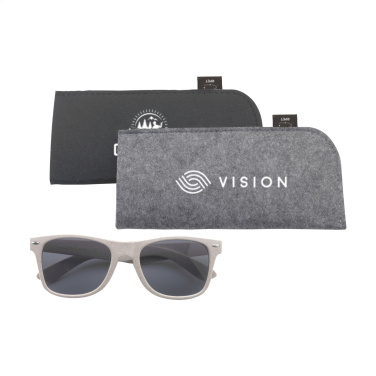 Logo trade advertising products image of: Feltro GRS RPET Pouch for glasses