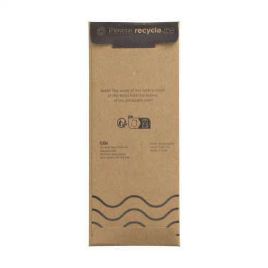 Logotrade advertising product image of: Vegan Pineapple Leather Keyring