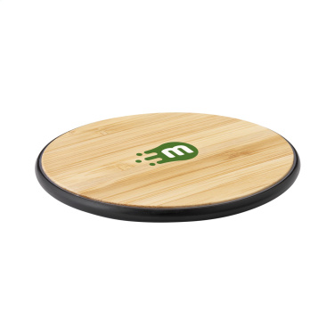 Logotrade promotional giveaway picture of: Bamboo 10W Wireless Charger wireless fast charger