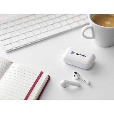 Logo trade promotional merchandise photo of: Sensi TWS Wireless Earbuds in Charging Case