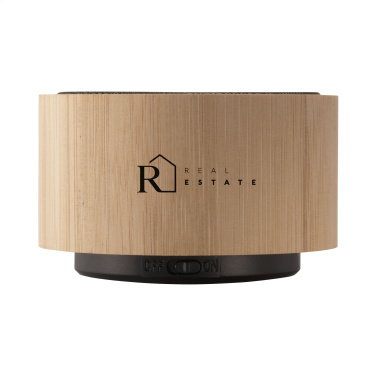 Logotrade promotional giveaway image of: Wave Bamboo Wireless Speaker