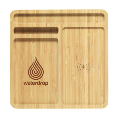 Logotrade promotional gift picture of: Bamboo Organizer charger