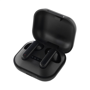 Logo trade promotional items image of: Aron TWS Wireless Earbuds in Charging Case