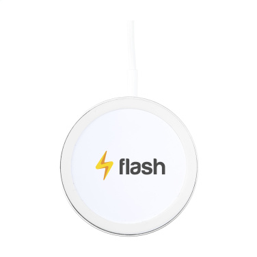 Logo trade corporate gifts image of: Force MagSafe 10W Recycled Wireless Charger