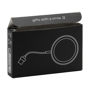 Logo trade promotional gifts picture of: Force MagSafe 10W Recycled Wireless Charger