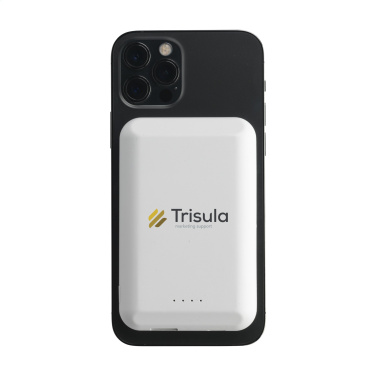 Logotrade promotional item image of: Force Magnetic RCS Recycled Wireless Powerbank 5000