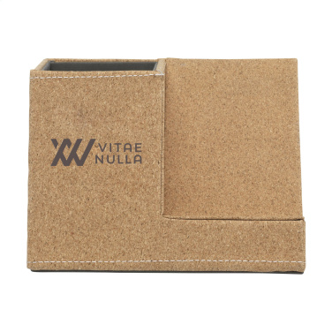 Logo trade business gift photo of: Ecork Pen Holder Wireless Charger