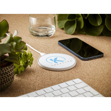 Logo trade promotional products picture of: Coil RCS Recycled Wireless Charger