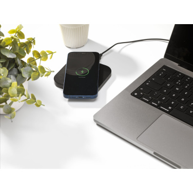 Logo trade promotional products picture of: Bamboo Wireless Charger 15W