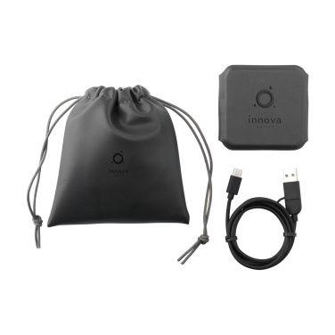 Logo trade promotional products picture of: TriCharge RCS  Recycled PU Wireless Charger