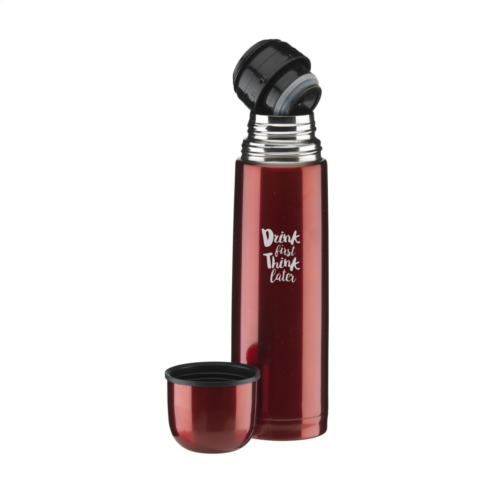 Logo trade business gifts image of: ThermoColour 500 ml thermo bottle