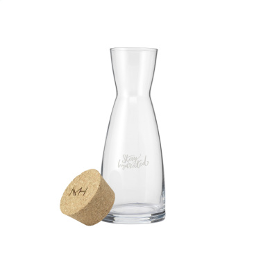 Logotrade promotional giveaway image of: Ypsilon Carafe 1 L with a cork cap