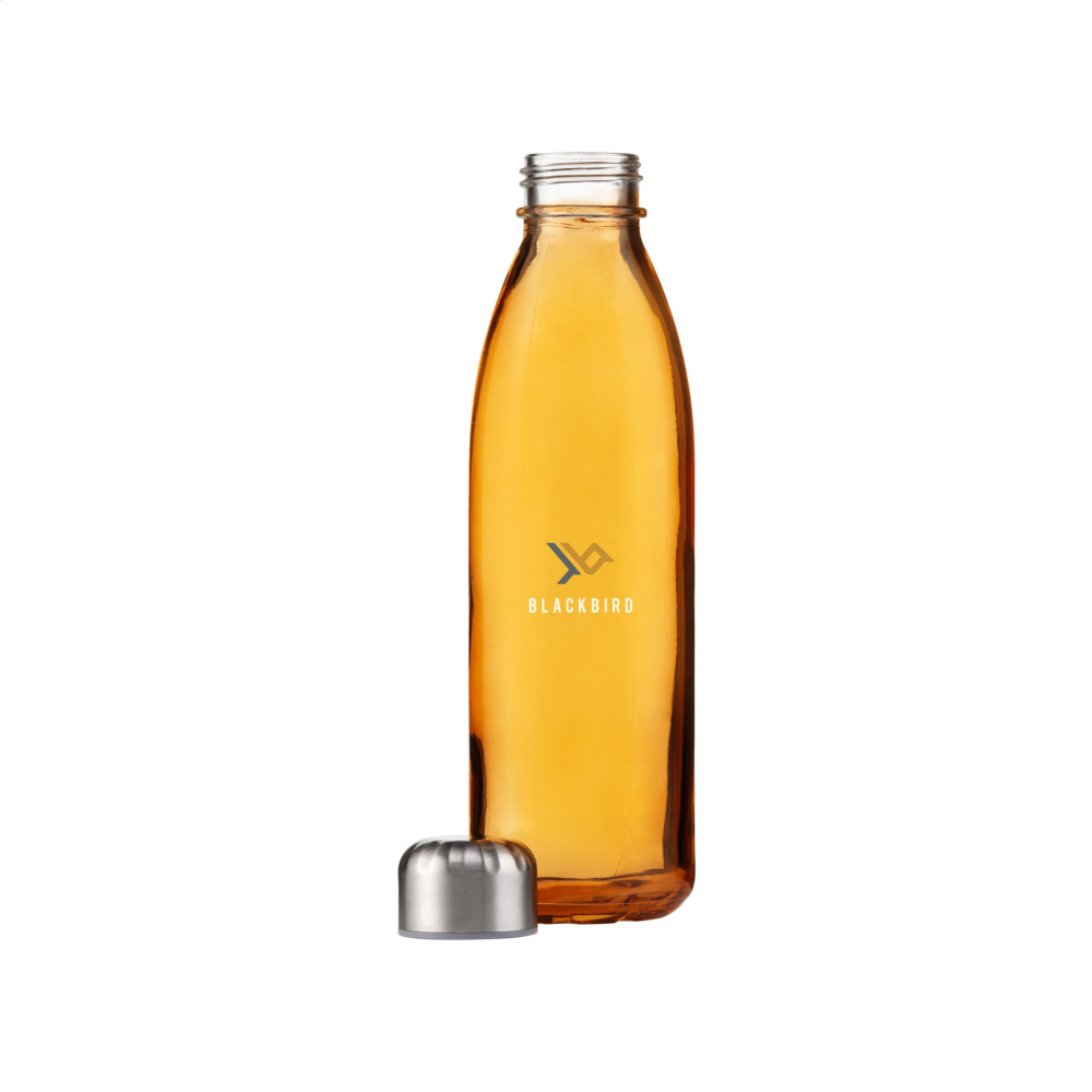 Logo trade promotional merchandise image of: Topflask Glass 650 ml drinking bottle