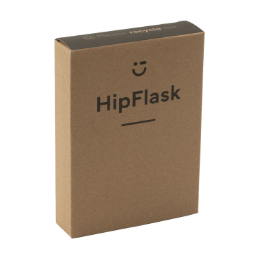 Logotrade advertising product picture of: Hipflask Bamboo 200 ml drinking bottle