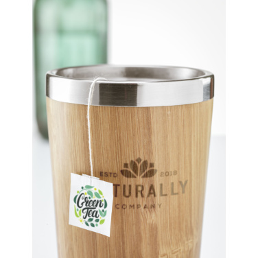 Logotrade promotional products photo of: Tokyo 450 ml bamboo thermo cup