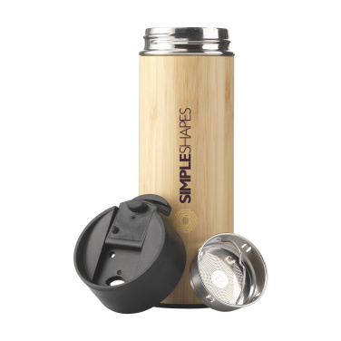 Logotrade business gifts photo of: Sakura 360 ml bamboo thermo bottle/thermo cup
