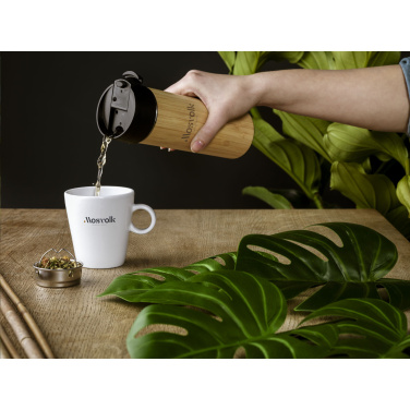 Logo trade promotional merchandise photo of: Sakura 360 ml bamboo thermo bottle/thermo cup