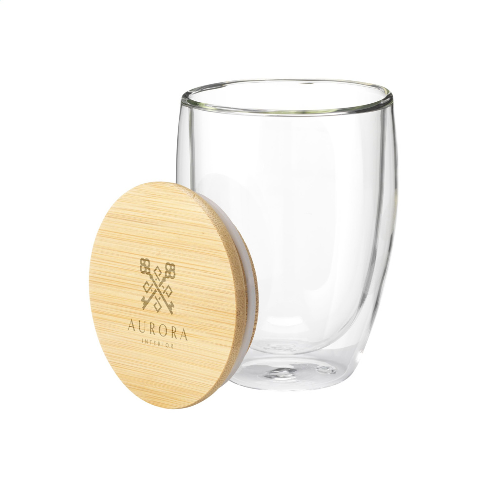 Logo trade corporate gifts image of: Alba 350 ml double-walled glass