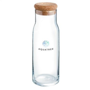 Logo trade advertising product photo of: Algarve Carafe 1 L with a cork cap