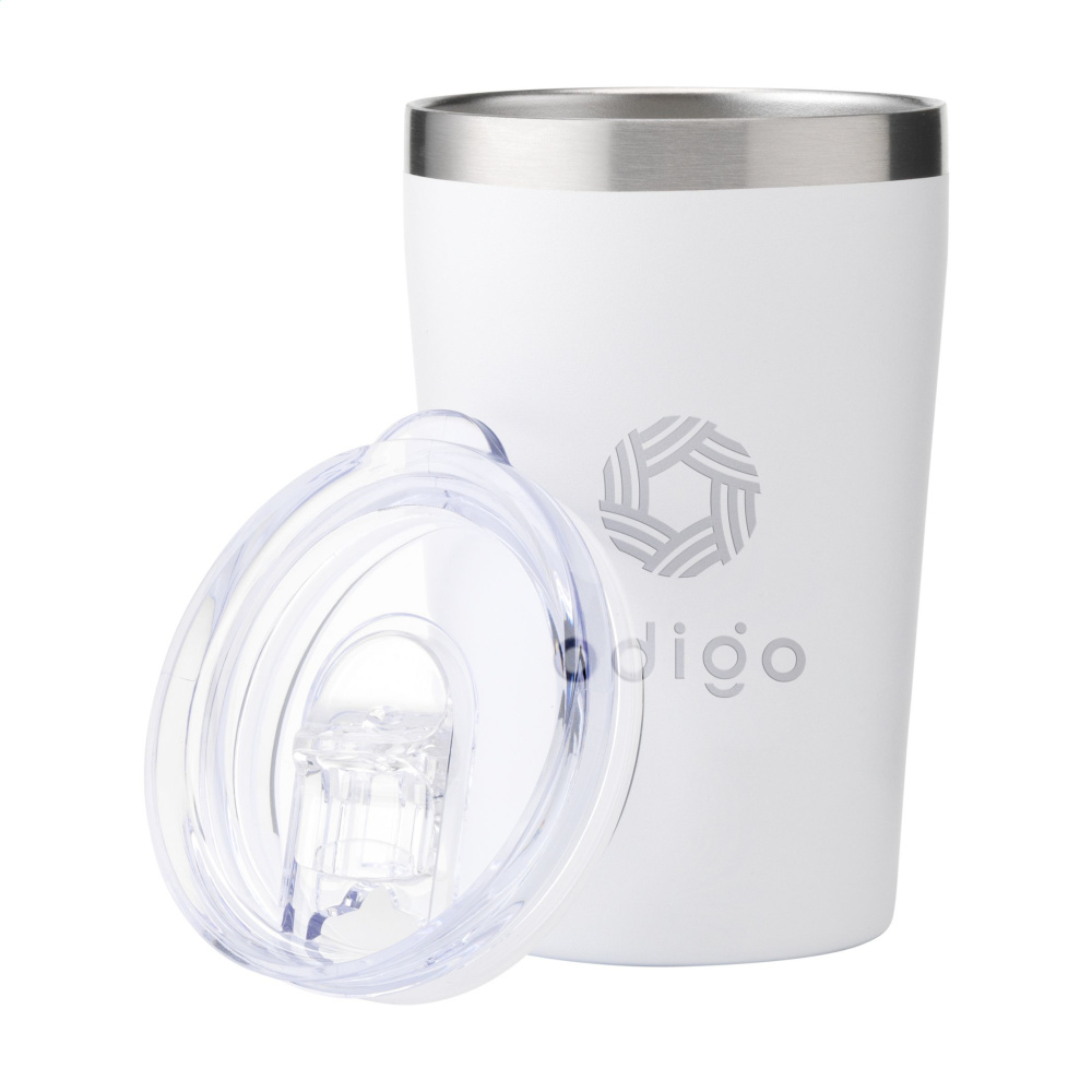 Logotrade promotional giveaway image of: Re-Steel RCS Recycled Coffee Mug 380 ml thermo cup