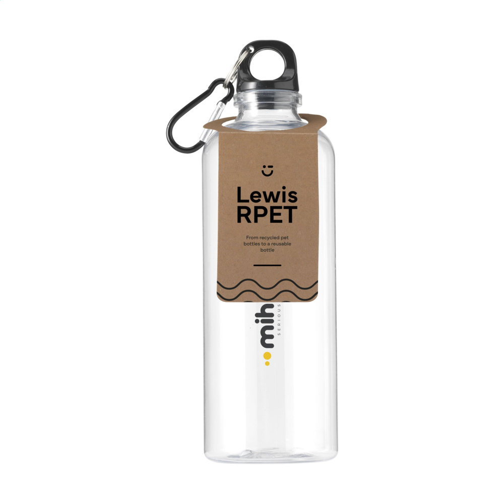 Logotrade promotional gift image of: Lewis GRS RPET Bottle 630 ml water bottle