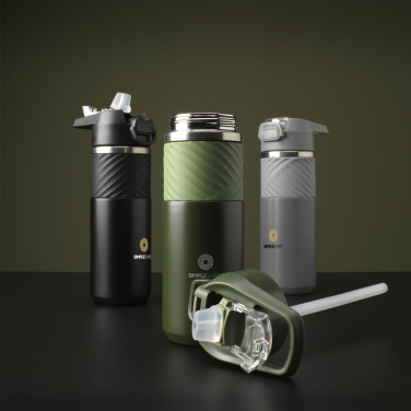 Logo trade promotional product photo of: Lynn RCS Recycled Steel Bottle 500 ml