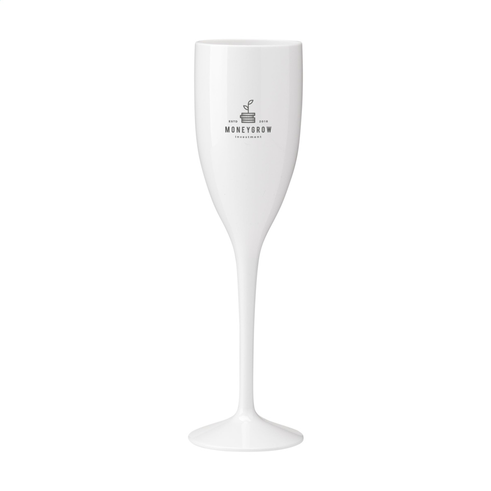 Logotrade promotional gift picture of: Lunaire Reusable Champagne Glass 150 ml