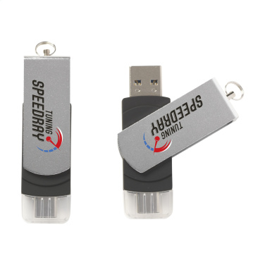 Logo trade promotional merchandise image of: USB Dual Connect 3.0 - Type-C 32 GB