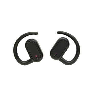Logotrade advertising product image of: Fitsound RCS recycled plastic open ear TWS earbuds