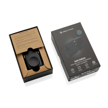 Logo trade promotional gifts picture of: Urban Vitamin San Diego RCS rplastic 20W PD powerbank