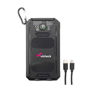 Logo trade promotional products image of: Trail RCS Solar Charger Compass 8000