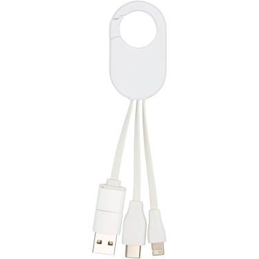 Logotrade promotional item image of: Troop 4-in-1 recycled plastic charging cable