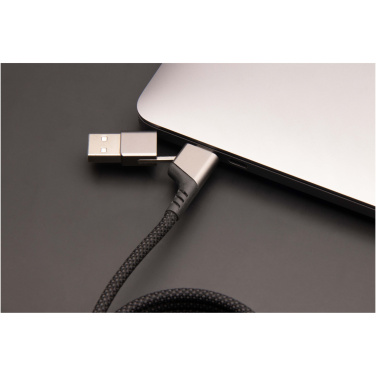 Logotrade promotional item picture of: SCX.design C52 100W 4-in-1 rPET magnetic ultra fast charging cable 