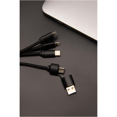 Logo trade business gifts image of: SCX.design C14 15W 5-in-1 charging cable