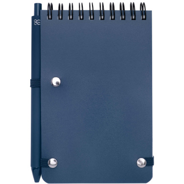 Logotrade advertising product picture of: Thalaasa A6 hard cover ocean-bound notebook with ballpoint pen (black ink)