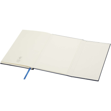 Logotrade promotional product picture of: Alejandra A5 recycled plastic hard cover notebook