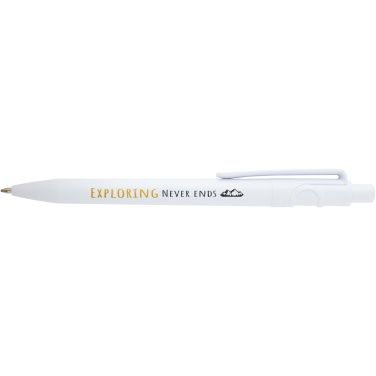 Logo trade advertising products image of: Unica recycled plastic ballpoint pen (black ink)