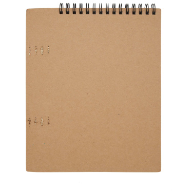 Logo trade promotional product photo of: Doodle A5 spiral soft cover notebook and crayon set