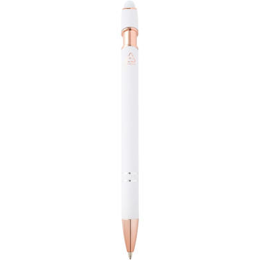 Logotrade promotional products photo of: Nanna ballpoint pen with rose gold finish (blue ink)