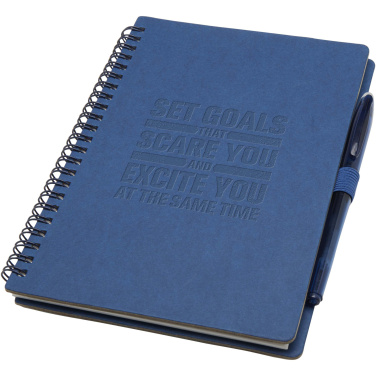 Logotrade advertising product picture of: Slate reusable soft cover notebook and pen set (black ink)