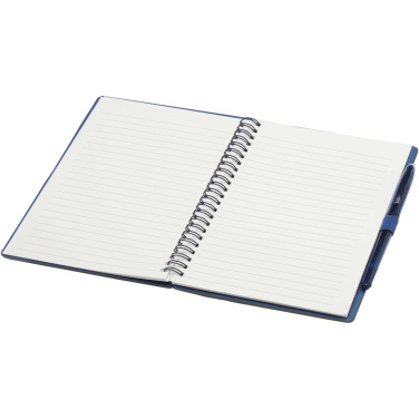 Logo trade promotional gift photo of: Slate reusable soft cover notebook and pen set (black ink)