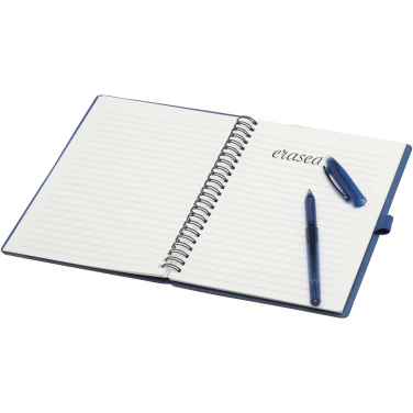 Logotrade promotional merchandise image of: Slate reusable soft cover notebook and pen set (black ink)