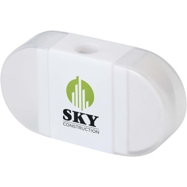 Logo trade promotional gifts image of: Velvi pencil sharpener with eraser 